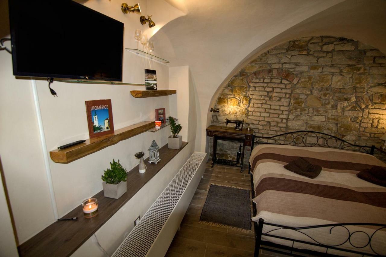 Apartman U Gotickeho Dvojcete Litoměřice Dış mekan fotoğraf